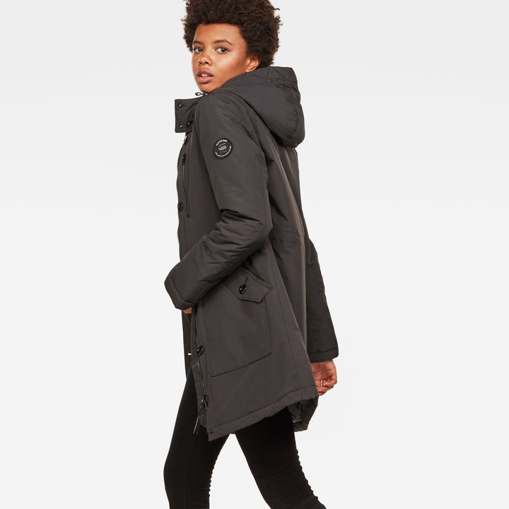 Vodan Padded Slim Parka Black G STAR CA