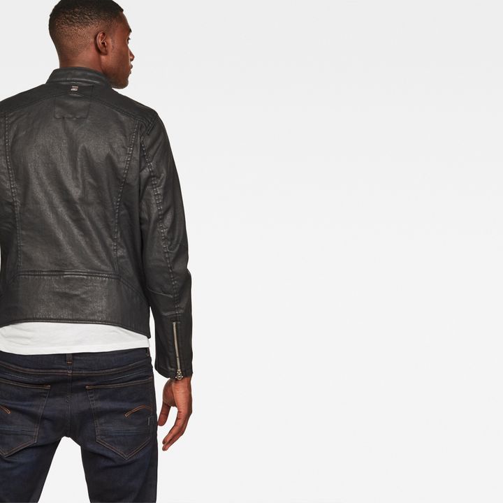 G star empral 3d leather jacket deals
