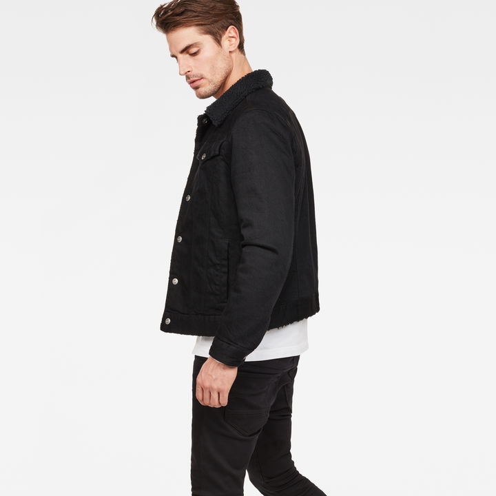 G star 3301 slim sherpa jacket clearance
