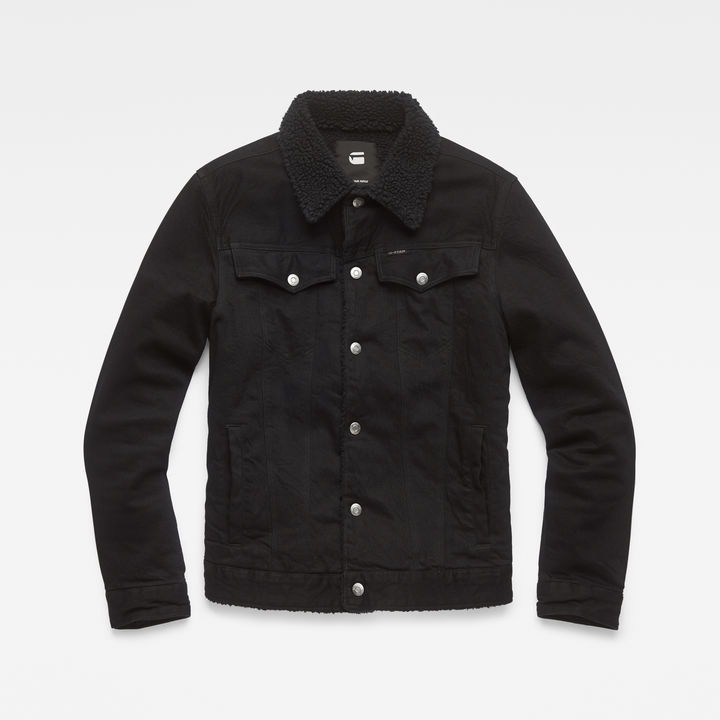 G star slim sherpa jacket online