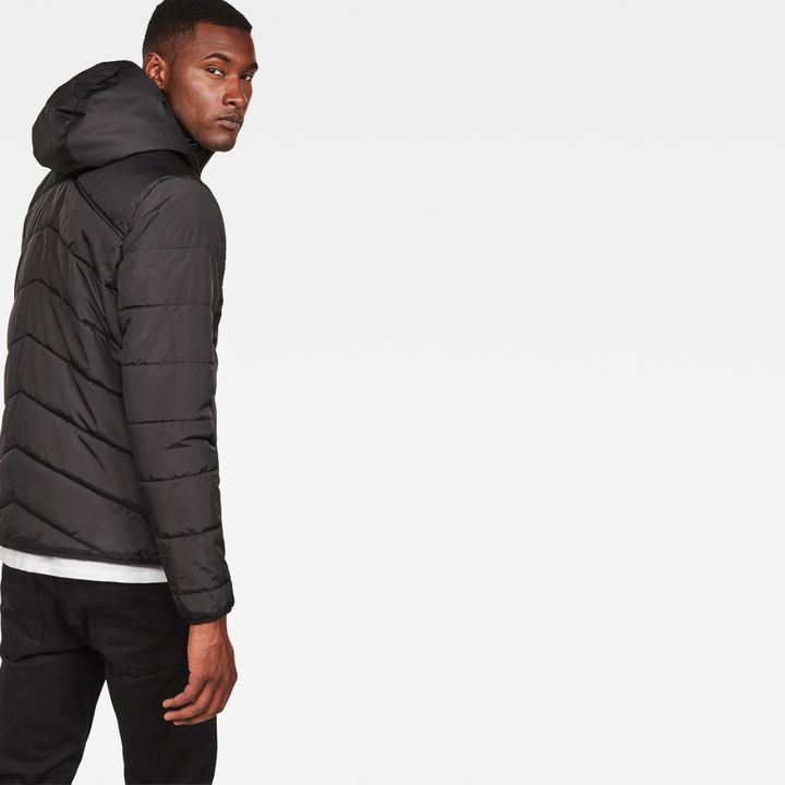 Attacc Hooded Overshirt Black G STAR US