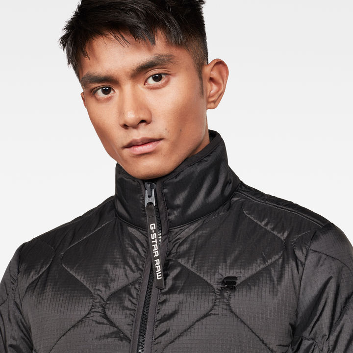 Edla Transseasonal Liner Overshirt Black G STAR AU