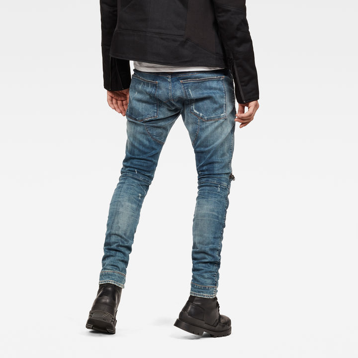 5620 3D Zip Knee Ripped Super Slim | Medium blue | G-STAR® US