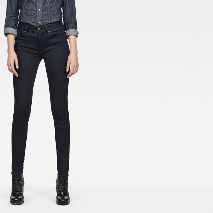 G star Shape Super Skinny Jeans Black G STAR CA