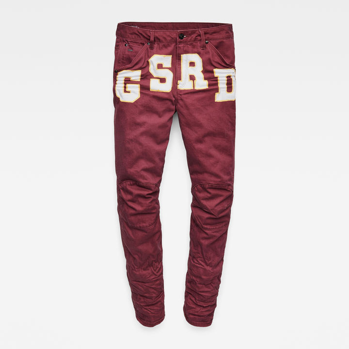 5622 3D Mid Boyfriend Color Jeans | Red | G-STAR® US