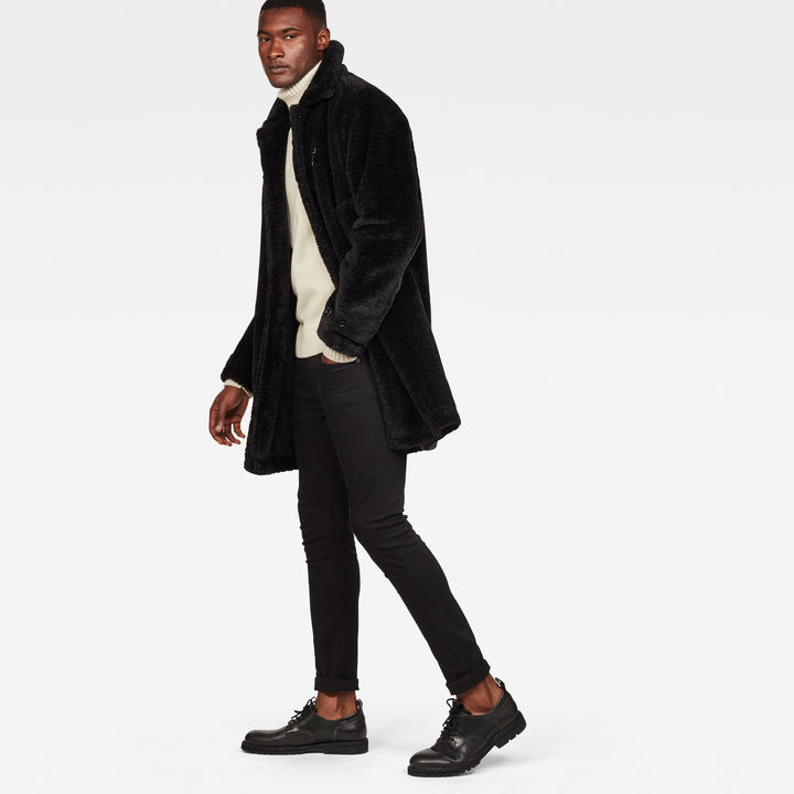 Garber Teddy Overcoat Black G STAR NL