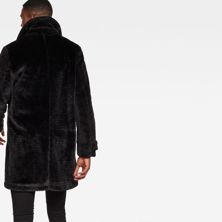 Garber Teddy Overcoat Black G STAR KR