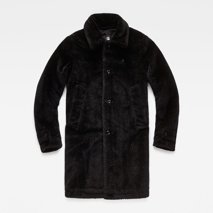Garber Teddy Overcoat Black G STAR CA