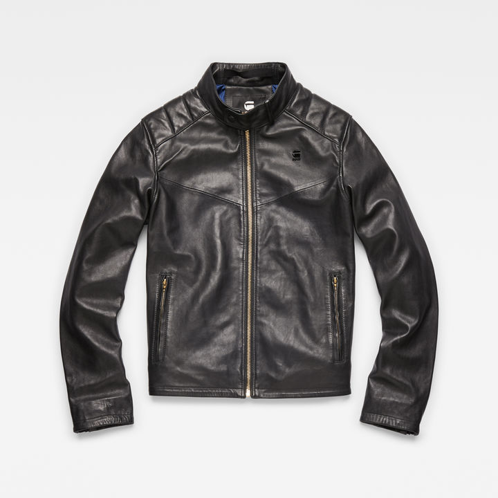 G-STAR RAW（ジースターロゥ）の「Suzaki Leather Jacket（ライダースジャケット）」 - WEAR