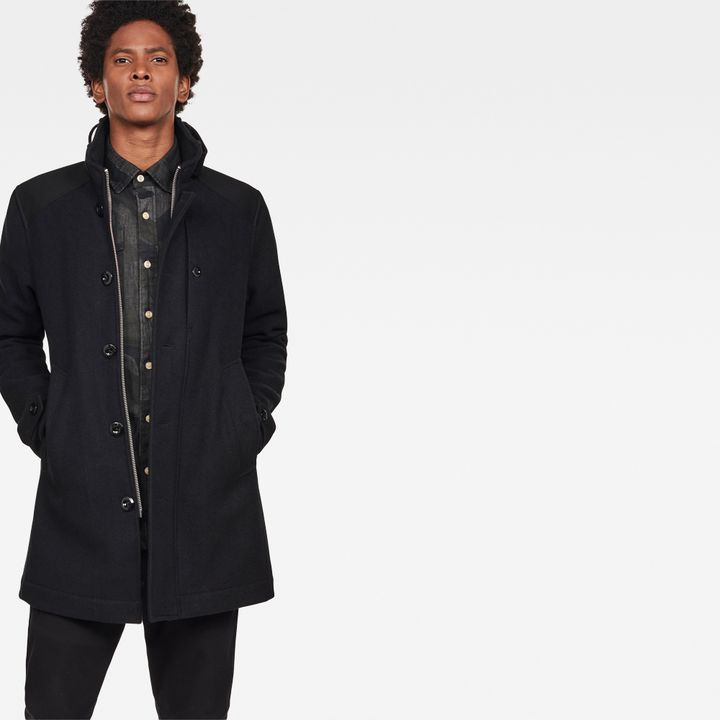G star garber pm wool trench discount