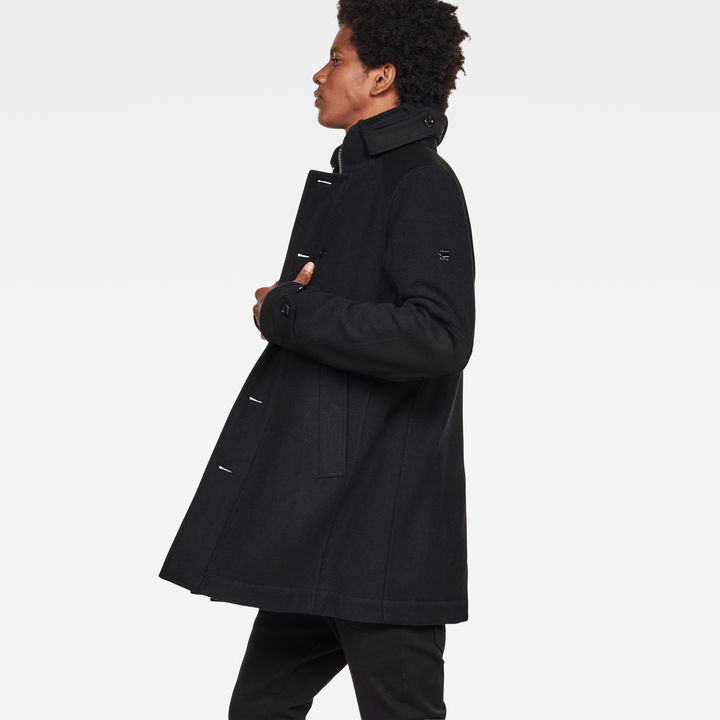 G star garber wool trench coat on sale