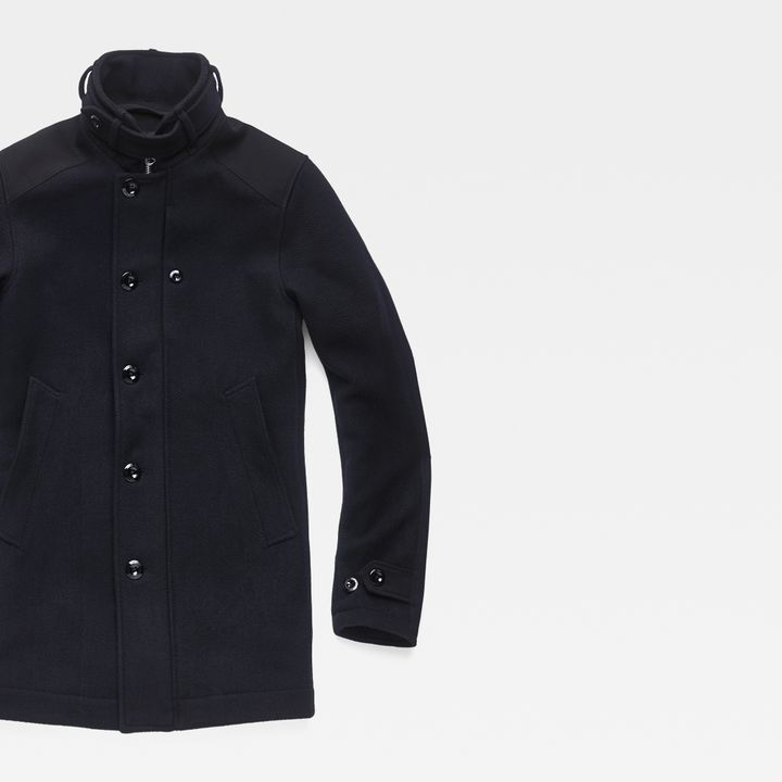 G star garber wool trench coat cheap