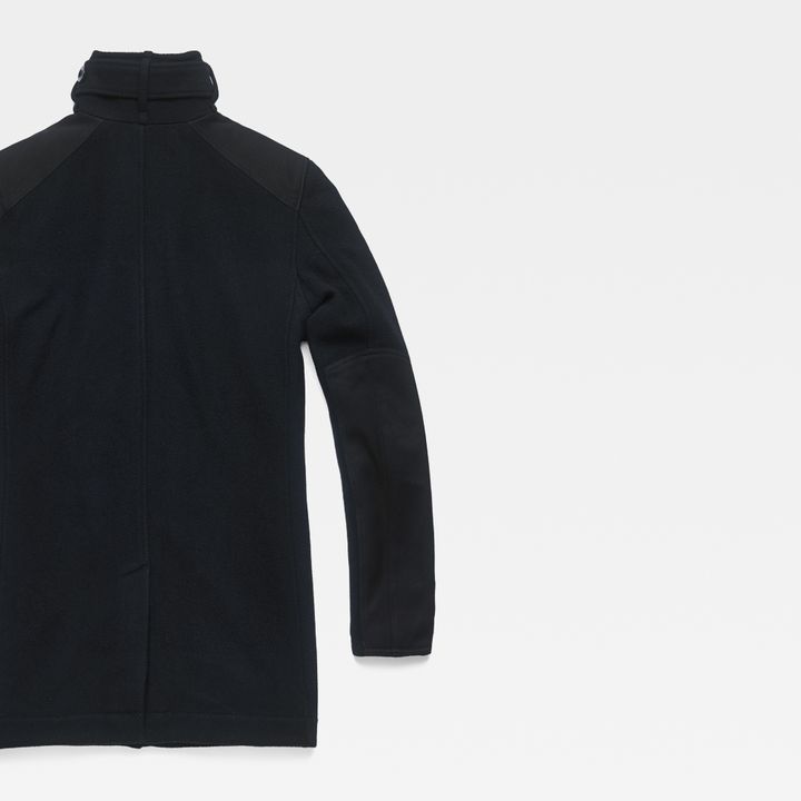 G star garber wool trench coat top