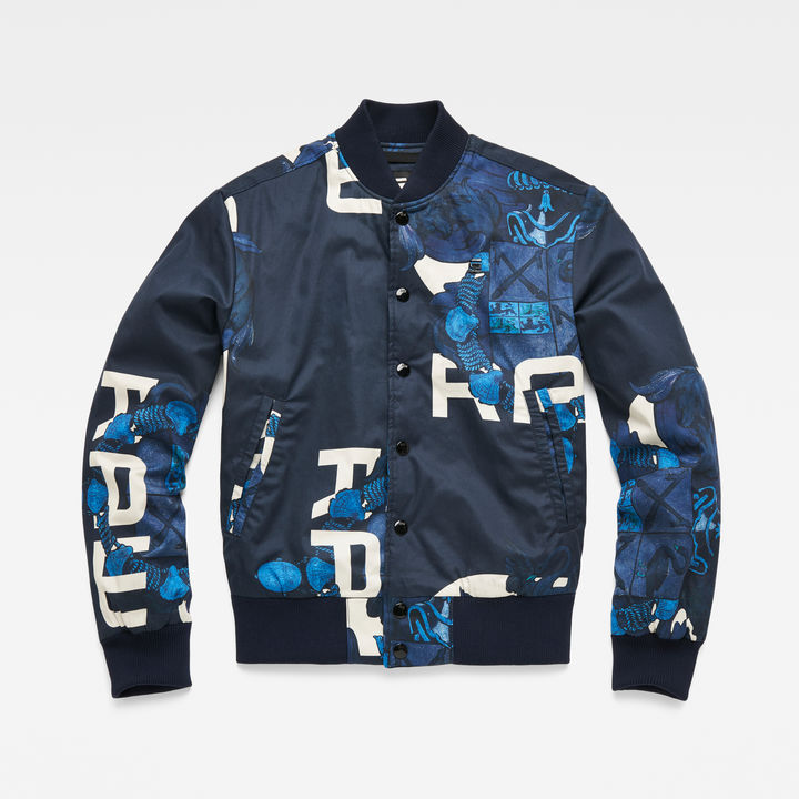 Rackam Sports Padded Bomber Medium blue G STAR IL