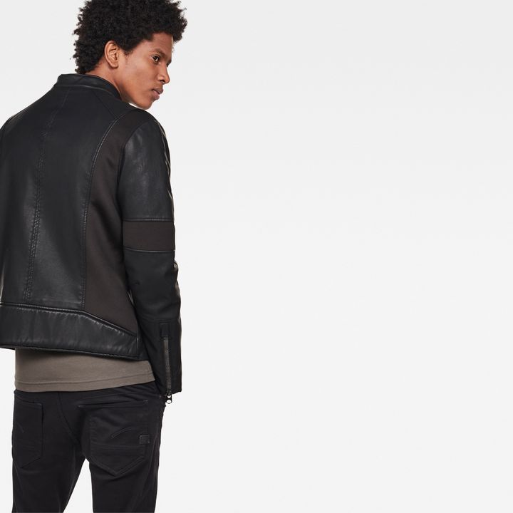Motac Dc Biker Jacket Black G STAR LT
