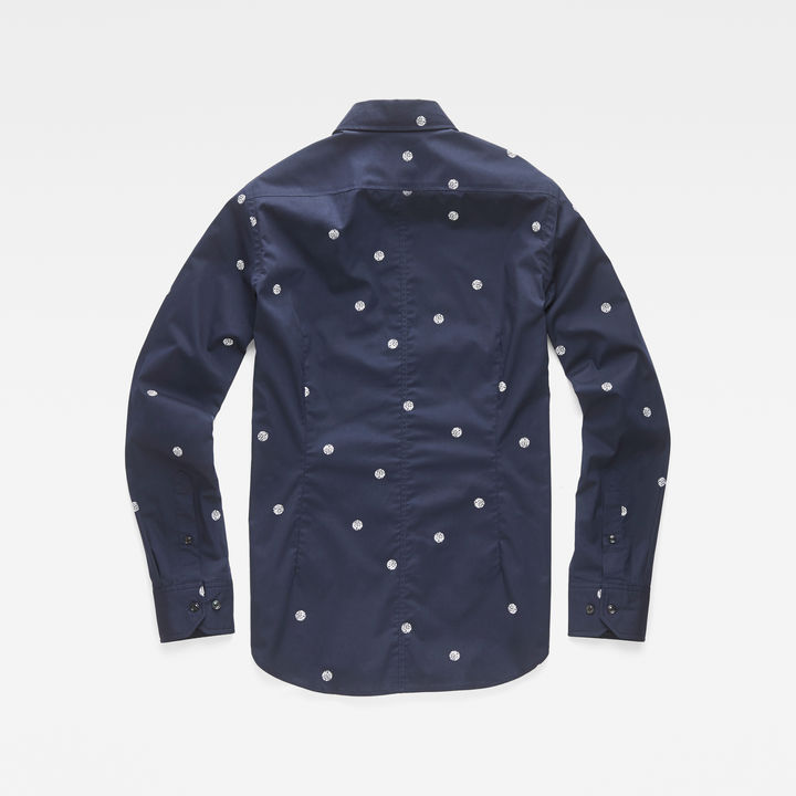 Core Super Slim Shirt Dark blue G STAR ES