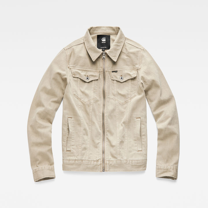 3301 Zip Slim Jacket Beige G STAR ZA