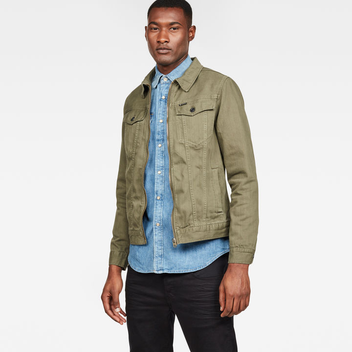 3301 Zip Slim Jacket Green G STAR US