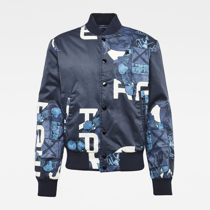Rackam Sports Padded Bomber Medium blue G STAR AE