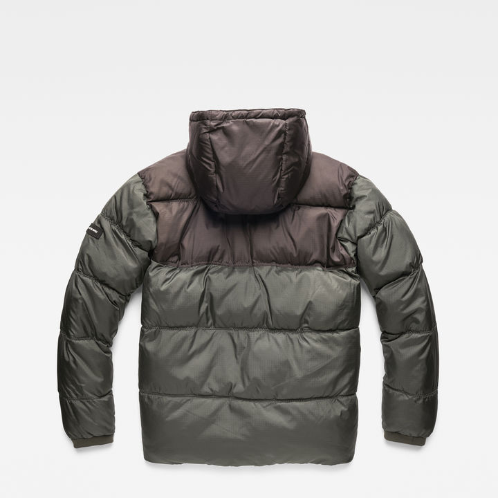 Swando Block Hooded Jacket Grey G STAR KR