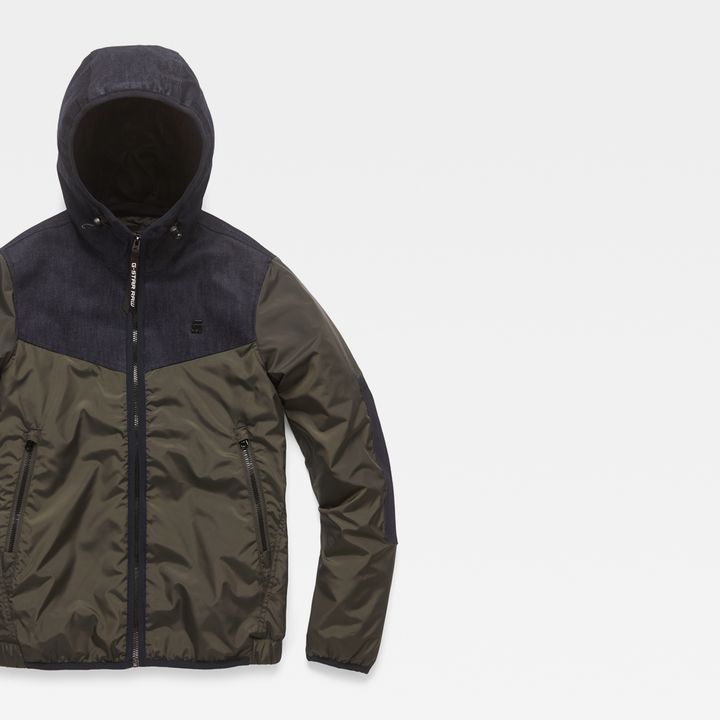 Setscale Denim Hooded Overshirt