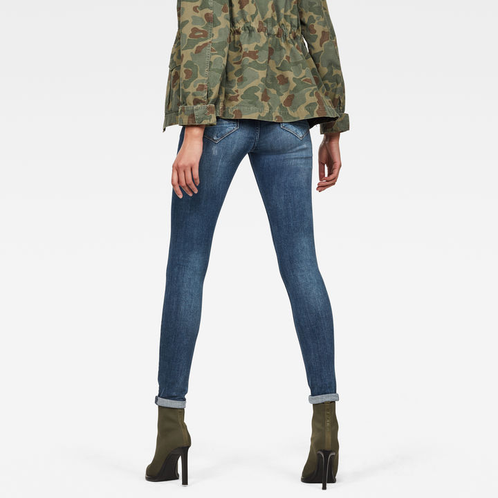 Midge Cody Mid Waist Skinny Jeans | Medium blue | G-STAR® ES