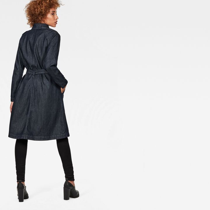 G star raw minor loose trench coat outlet