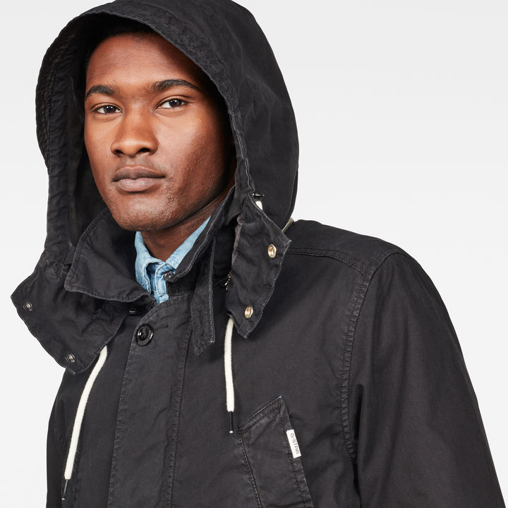 Vodan Caban Hooded Jacket Black G STAR US