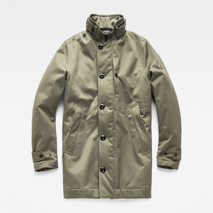 Garber Padded Trench Green G STAR US