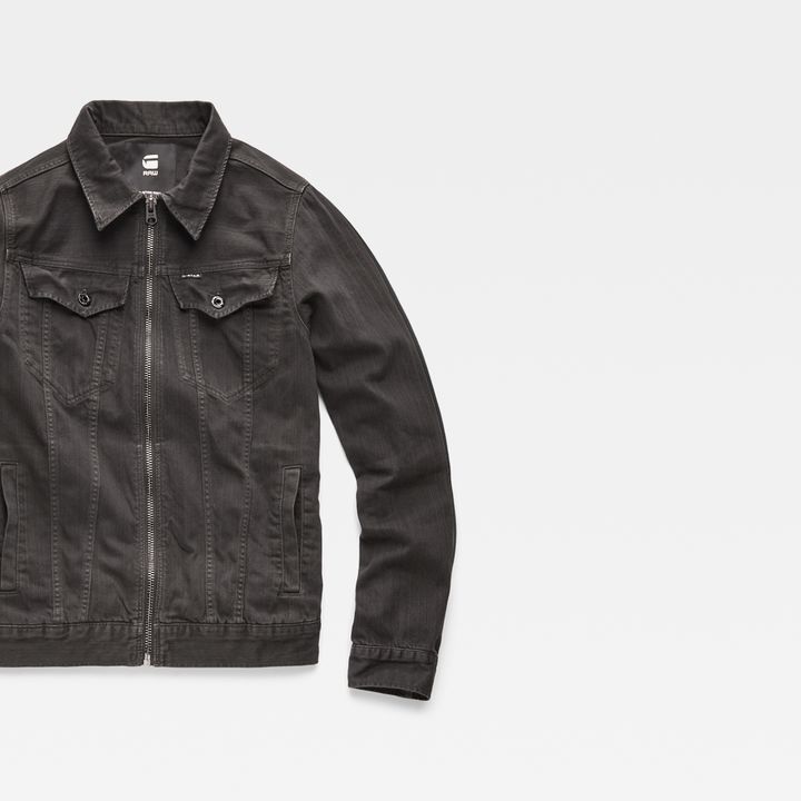 3301 Zip Slim Jacket Grey G STAR SA