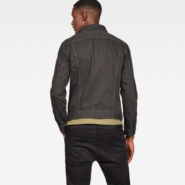 3301 Zip Slim Jacket Grey G STAR GB