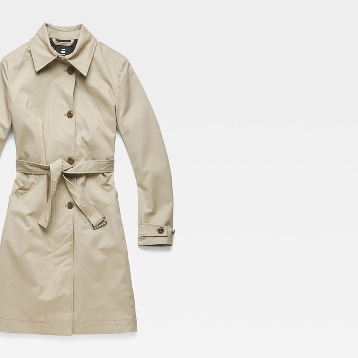 G star minor slim trench coat shop