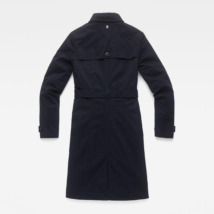 Minor Long Slim Padded Trench Dark blue G STAR TW