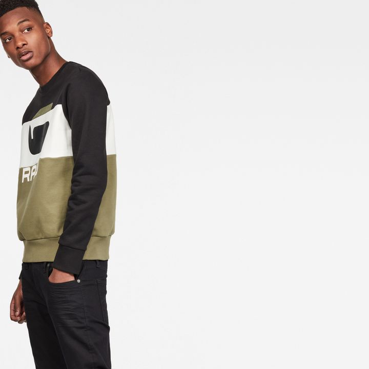 Graphic 17 Core Sweater Green G STAR ZA