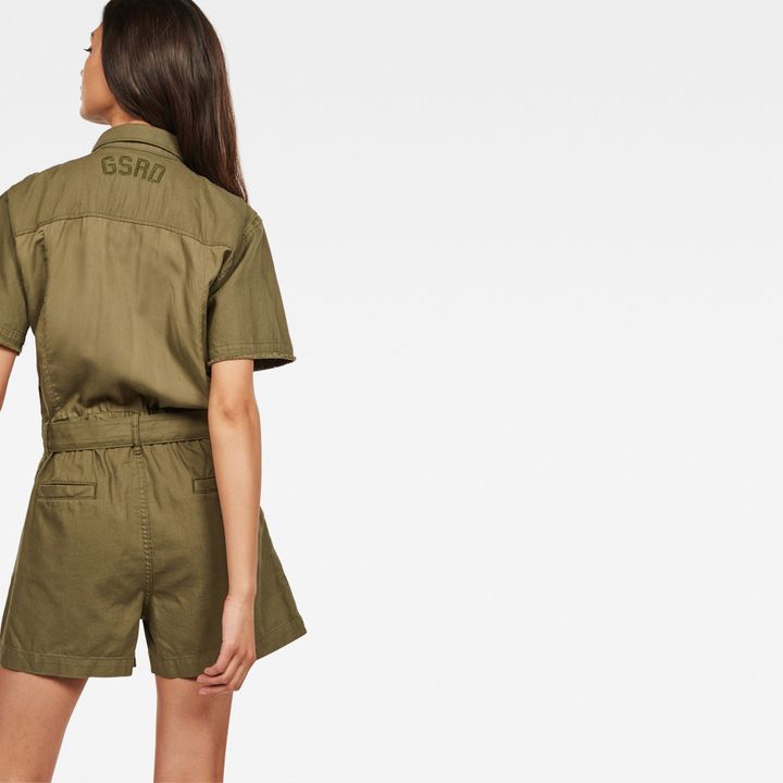 Rovic Jumpsuit Green G STAR US