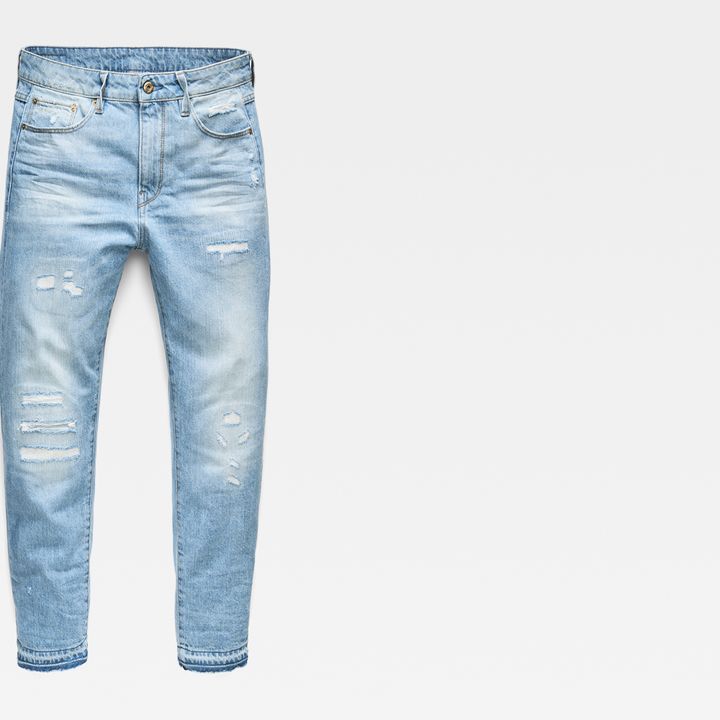 3301 Ripped Mid Boyfriend Jeans