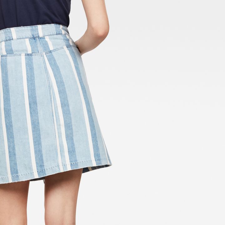 5622 Wrap Skirt Light blue G STAR US