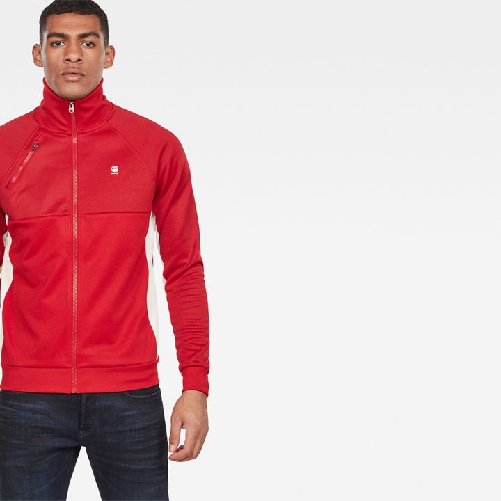 Red track top deals