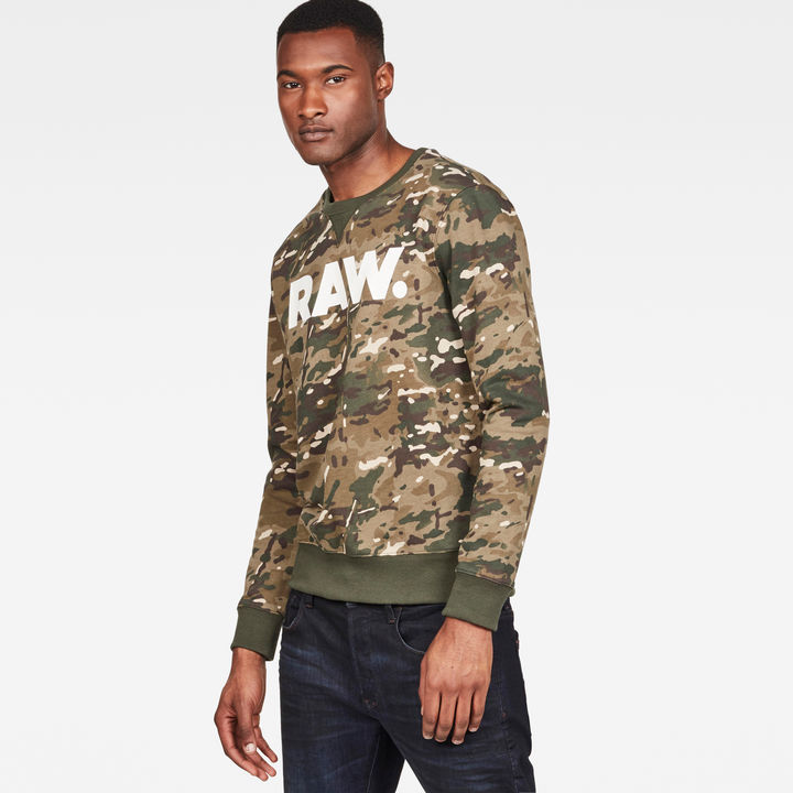 G star raw camo sweatshirt store