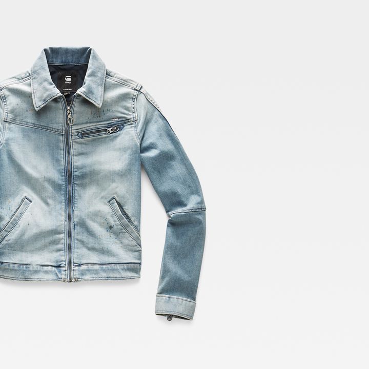 5621 Slim Jacket Light blue G STAR US