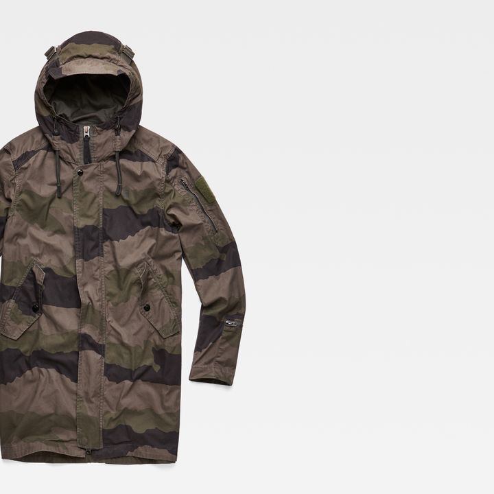 Batt Zip Parka Green G STAR AU