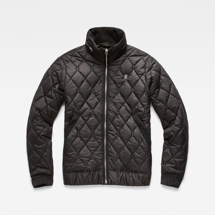 Meefic Quilted Overshirt | Schwarz | G-STAR® AT