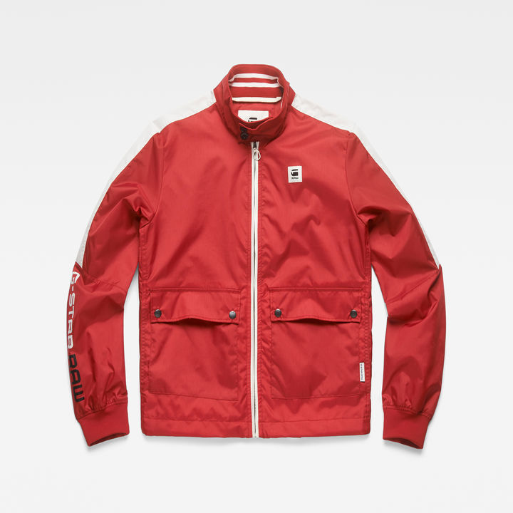 Meson Biker Overshirt Red G STAR TW