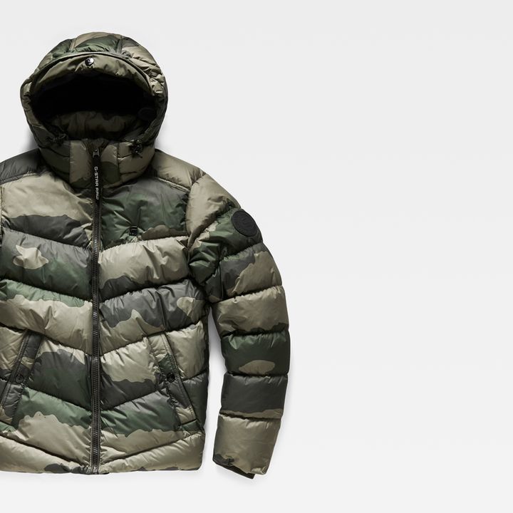 Whistler Down Puffer Green G STAR CA