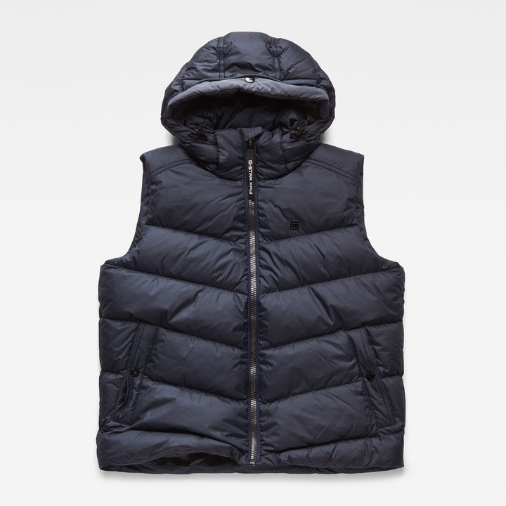 Whistler Down Vest Dark blue G STAR CA