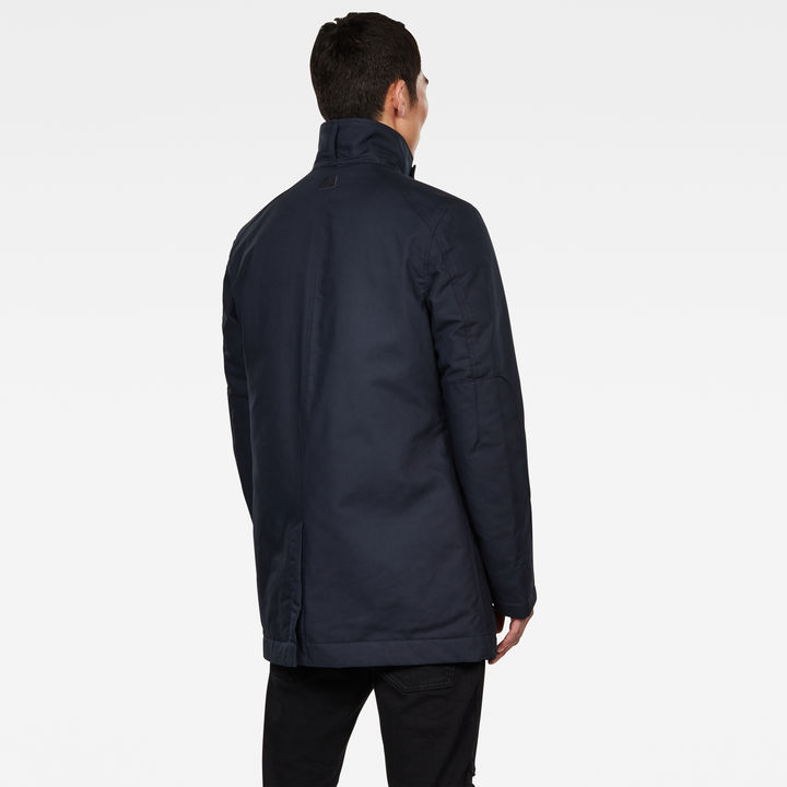 Scutar Utility Padded Trench Coat | Dark blue | G-STAR® US