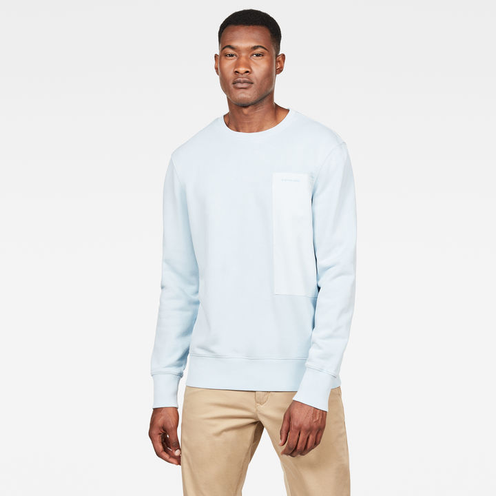 Sweatshirt with front pocket on sale