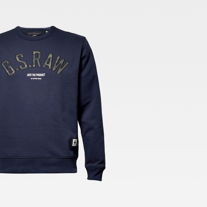 Graphic 12 Slim Sweater | ダークブルー | G-STAR® JP