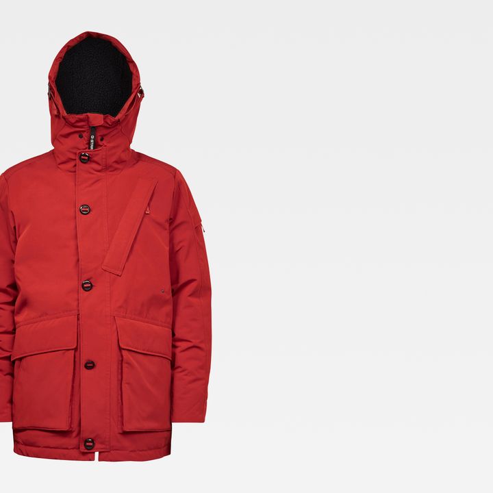 Citishield Short Parka | レッド | G-STAR® JP
