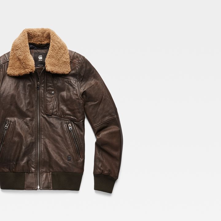 Bollard Leather Bomber